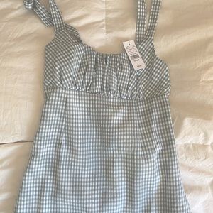 Blue Gingham Pacsun Dress